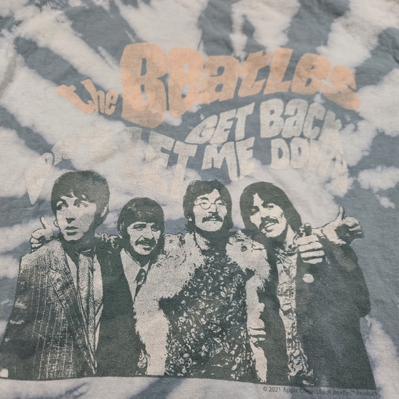 The Beatles Get Back Graphic Tie-Dye Tee, XSmall - Picture 2 of 7